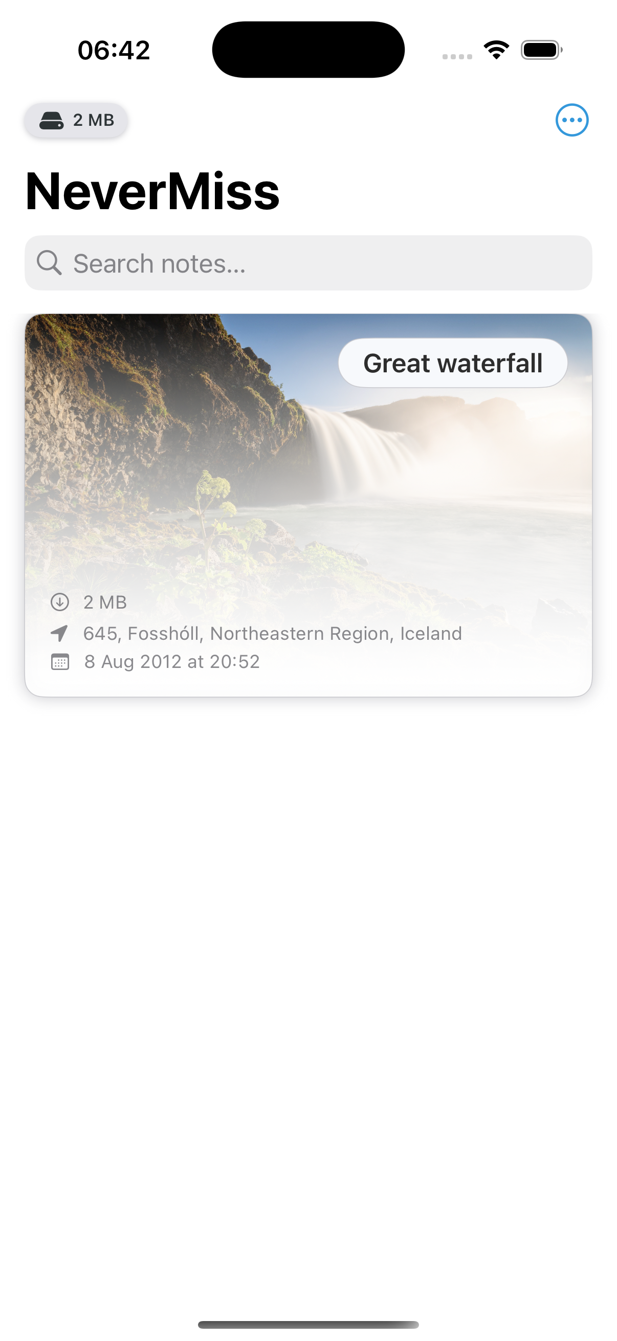 NeverMiss Screenshot 4